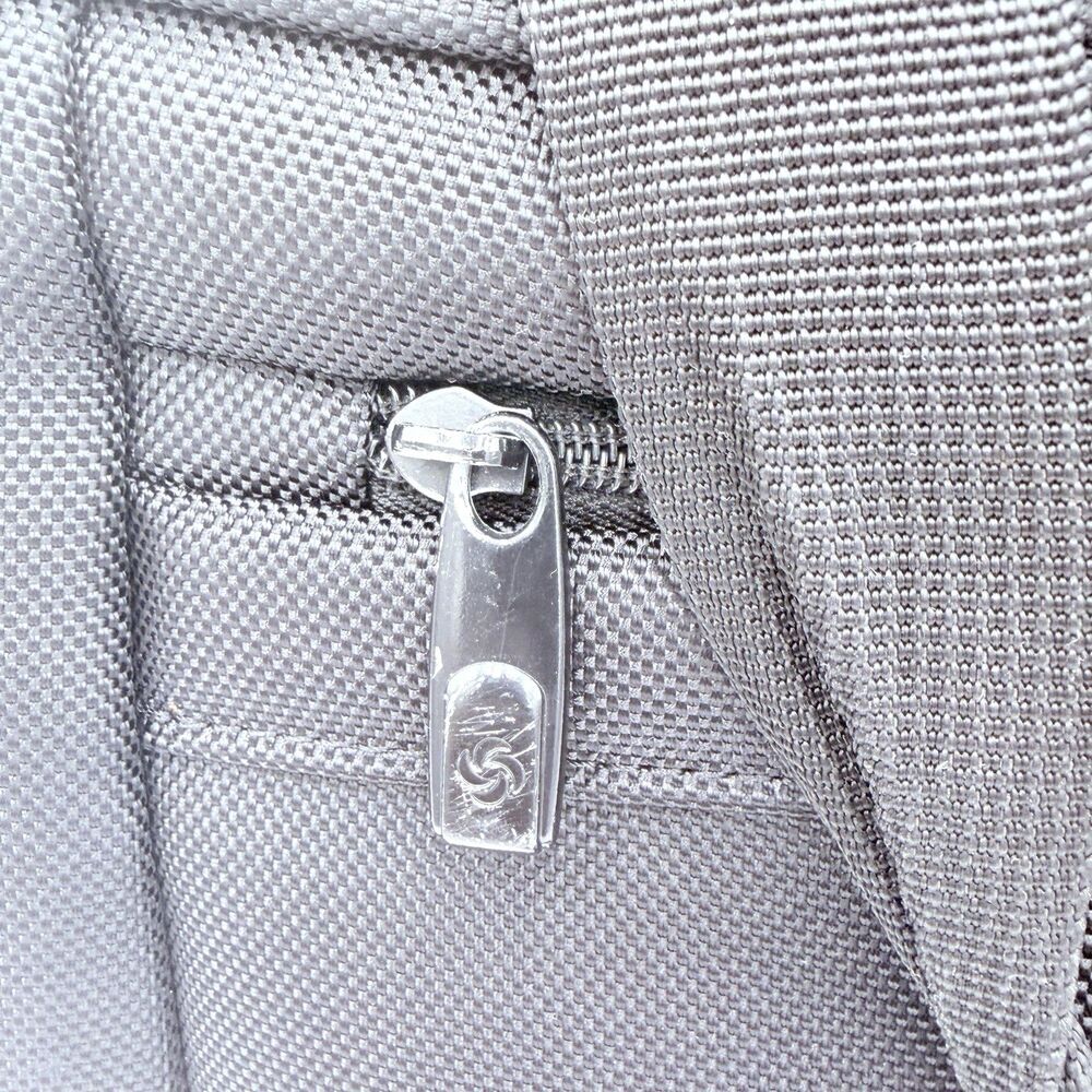 Samsonite Expandable Black Laptop Briefcase Bag Shoulder Strap Padded Softshell - Picture 3 of 9